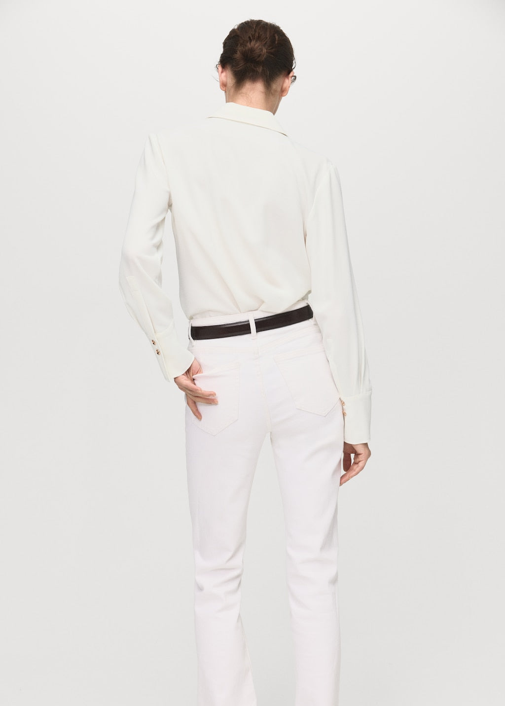 MANGO FLARE 17065804-02 MANGO WOMEN SHIRT LONG SLEEVE