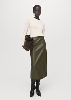 MANGO SECONDCA 17065813-05 MANGO WOMEN T-SHIRT LONG SLEEVE