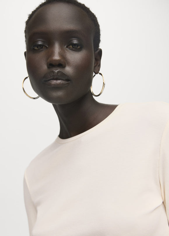 MANGO SECONDCA 17065813-05 MANGO WOMEN T-SHIRT LONG SLEEVE