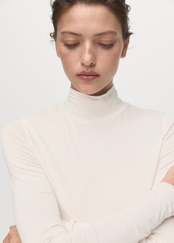 MANGO SECONDCA 17065813-05 MANGO WOMEN T-SHIRT LONG SLEEVE