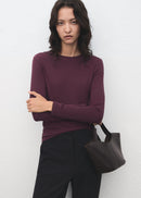 MANGO SECONDCA 17065813-78 MANGO WOMEN T-SHIRT LONG SLEEVE-2