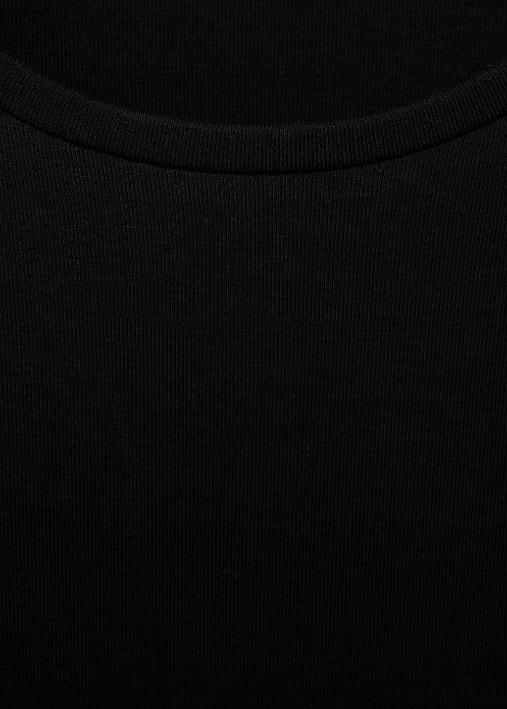 MANGO SECONDCA 17065813-99 MANGO WOMEN T-SHIRT LONG SLEEVE
