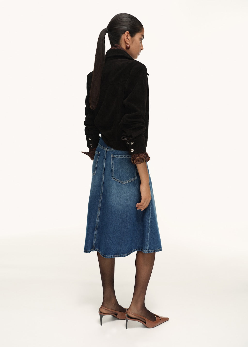 MANGO ARIES 17065814-TO MANGO WOMEN SKIRT