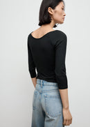 MANGO LLOPI 17065820-99 MANGO WOMEN T-SHIRT LONG SLEEVE-3