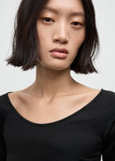 MANGO LLOPI 17065820-99 MANGO WOMEN T-SHIRT LONG SLEEVE-4