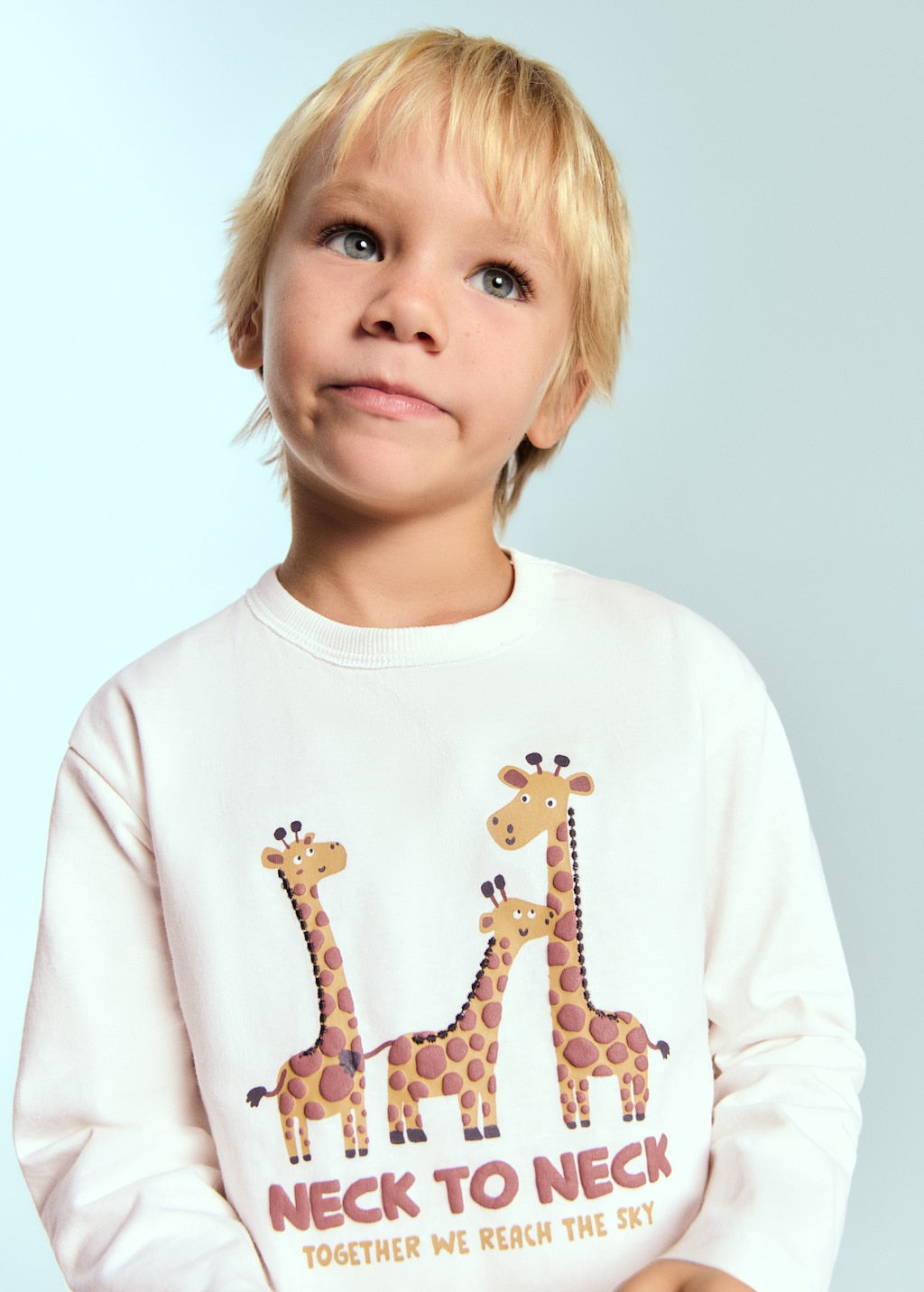 MANGO JIRAFAM 17066339-02 MANGO KIDS BABY BOY T-SHIRT LONG SLEEVE