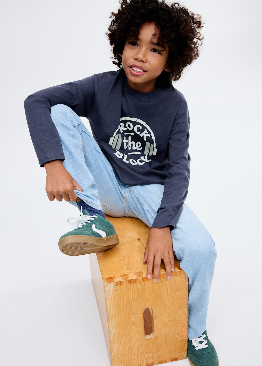 MANGO CITIES 17066728-56 MANGO KIDS BOY T-SHIRT LONG SLEEVE