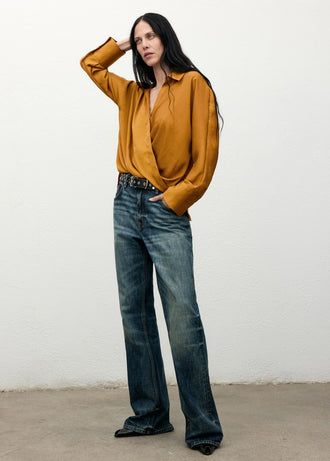 MANGO MARA 17067800-15 MANGO WOMEN SHIRT LONG SLEEVE