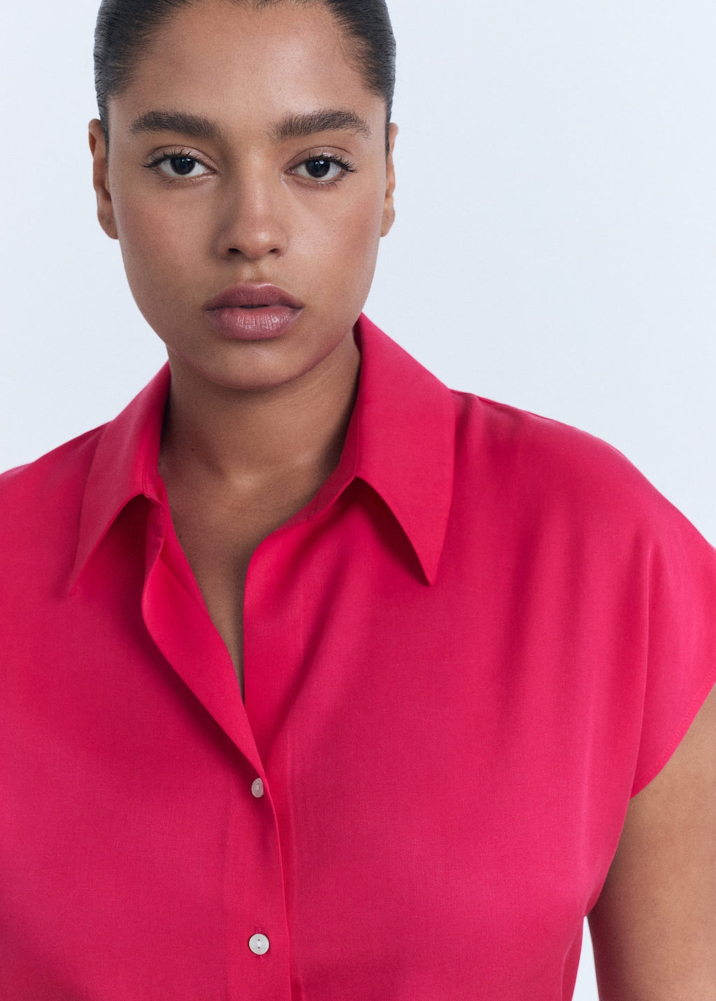 MANGO LIM 17071137-74 MANGO WOMEN SHIRT SHORT SLEEVE