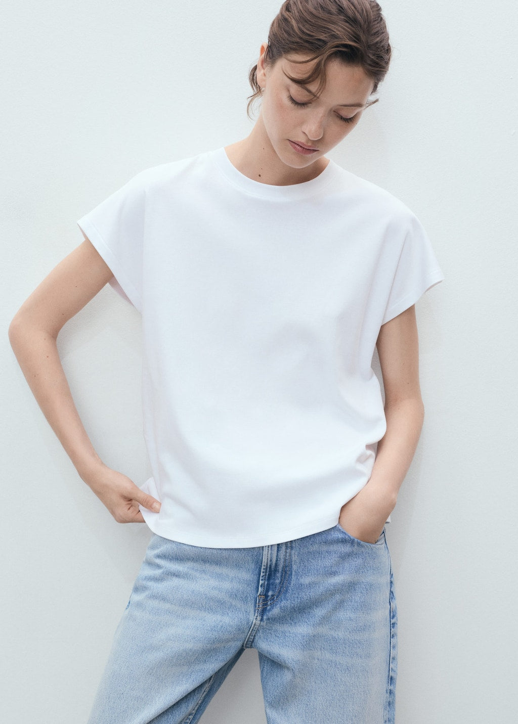 MANGO SEVILLA 17071283-01 MANGO WOMEN T-SHIRT SHORT SLEEVE
