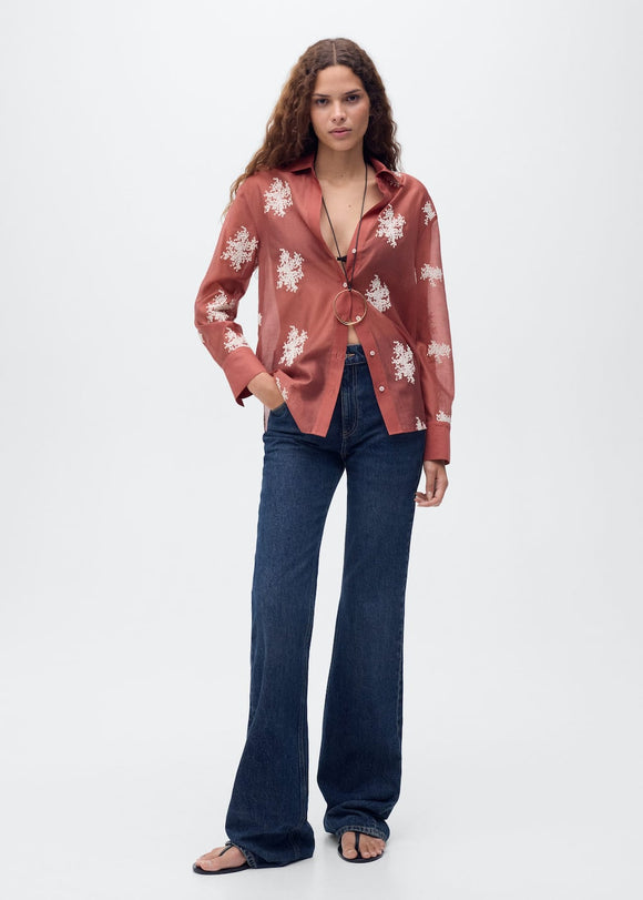 MANGO FLORA 17071284-79 MANGO WOMEN SHIRT LONG SLEEVE