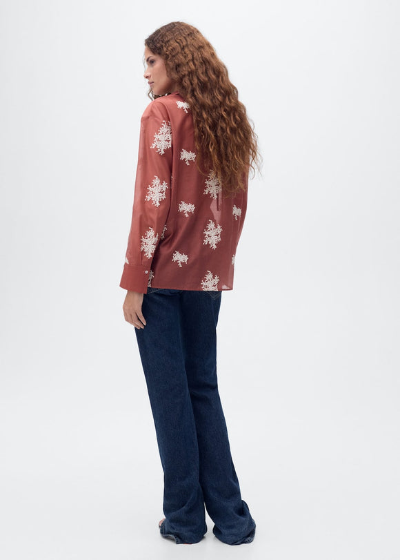 MANGO FLORA 17071284-79 MANGO WOMEN SHIRT LONG SLEEVE