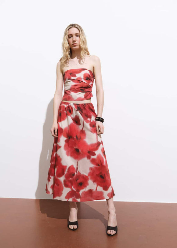 MANGO AQUARE 17071285-05 MANGO WOMEN SKIRT