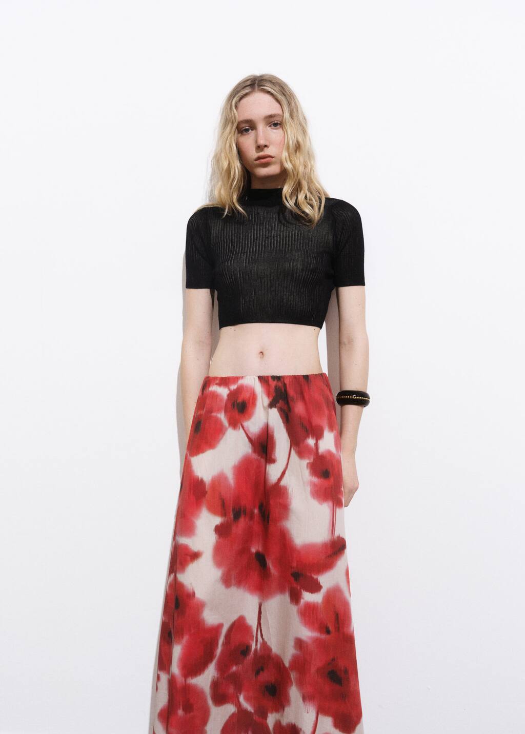 MANGO AQUARE 17071285-05 MANGO WOMEN SKIRT