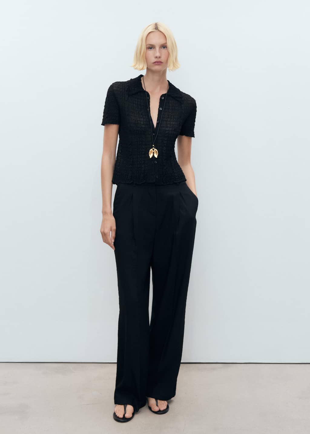 MANGO CARLA 17071515-99 MANGO WOMEN TROUSER