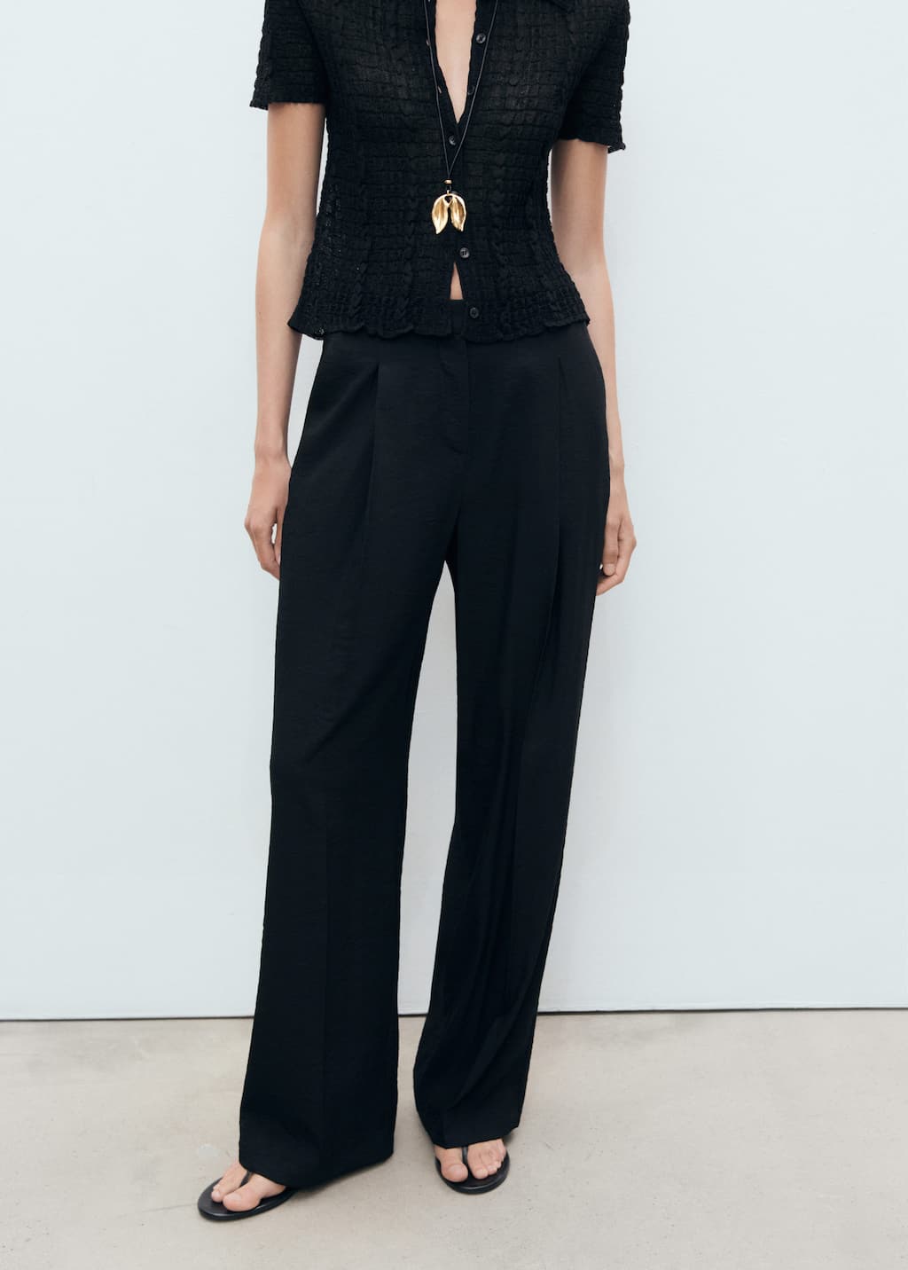 MANGO CARLA 17071515-99 MANGO WOMEN TROUSER