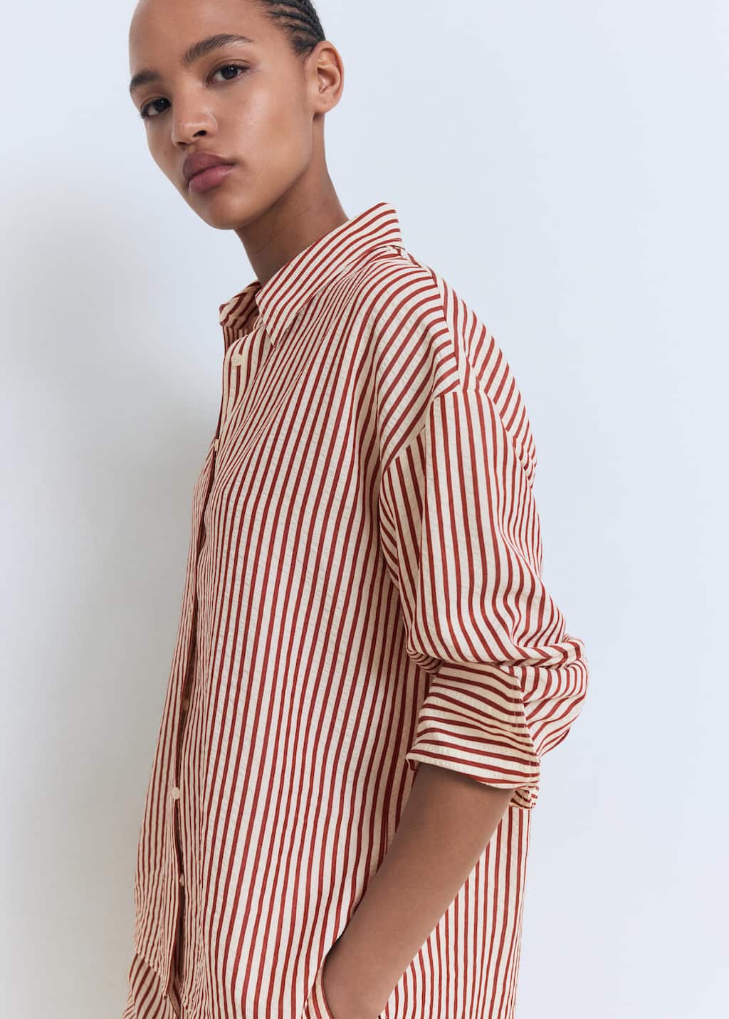 MANGO SAL 17072549-28 MANGO WOMEN SHIRT LONG SLEEVE