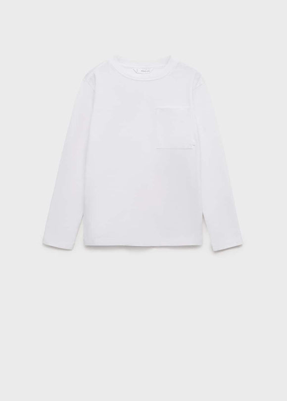 MANGO BASICA1 17072908-01 MANGO KIDS BOY T-SHIRT LONG SLEEVE