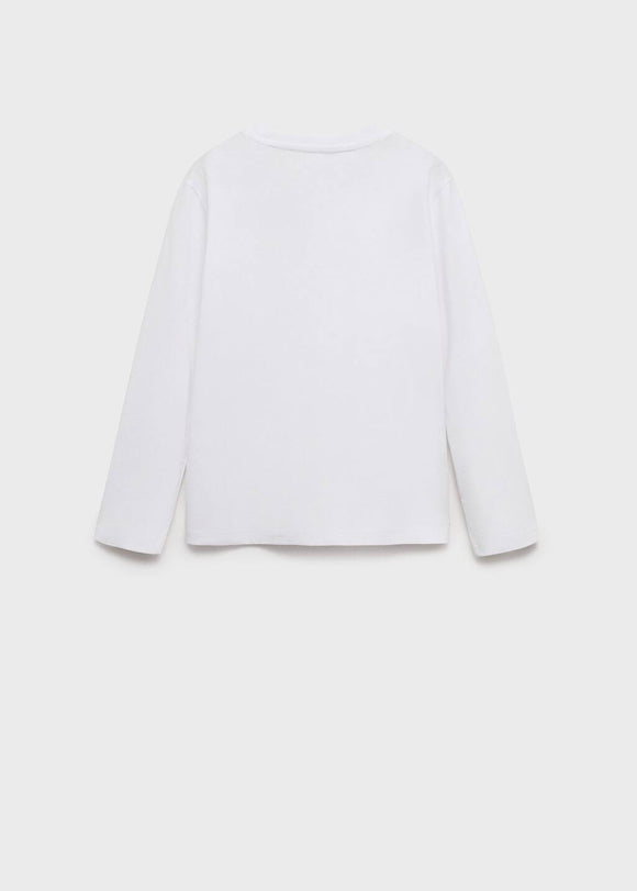 MANGO BASICA1 17072908-01 MANGO KIDS BOY T-SHIRT LONG SLEEVE