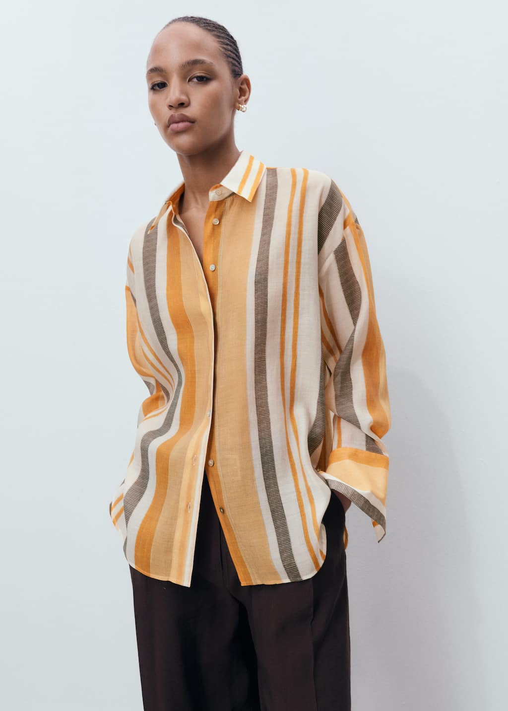 MANGO SALO 17072923-02 MANGO WOMEN SHIRT LONG SLEEVE