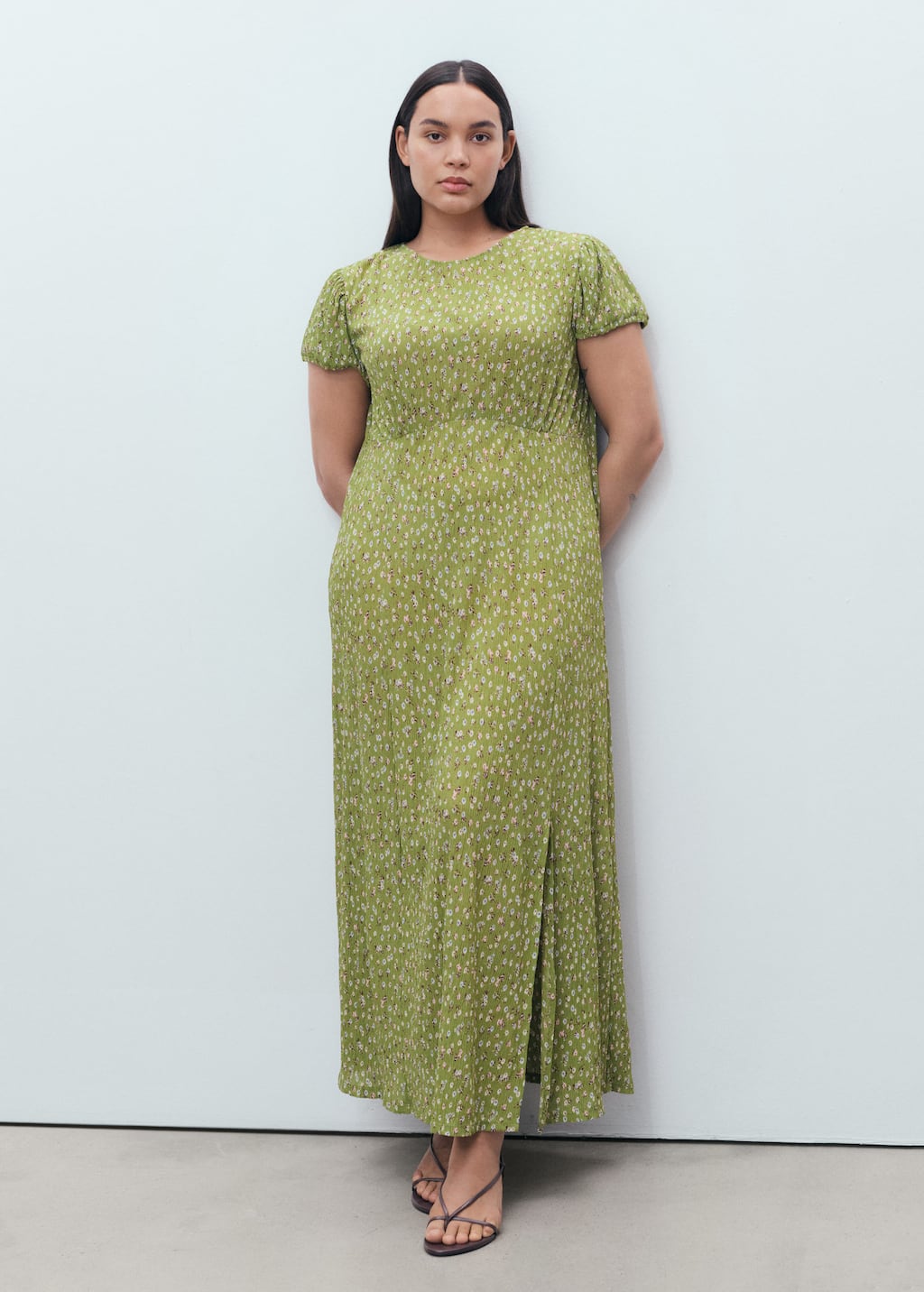 MANGO POMELO 17073793-43 MANGO WOMEN DRESS FULL LENGTH