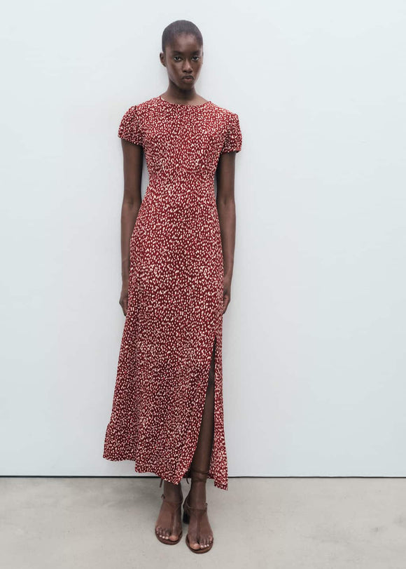 MANGO POMELO 17073793-78 MANGO WOMEN DRESS FULL LENGTH