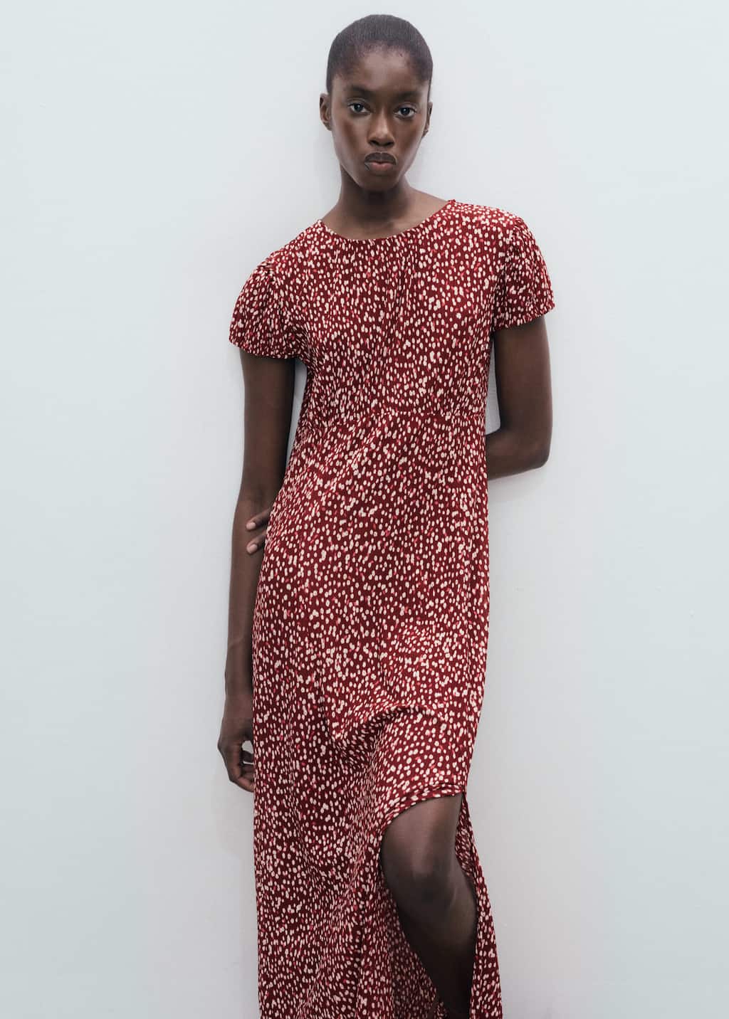 MANGO POMELO 17073793-78 MANGO WOMEN DRESS FULL LENGTH