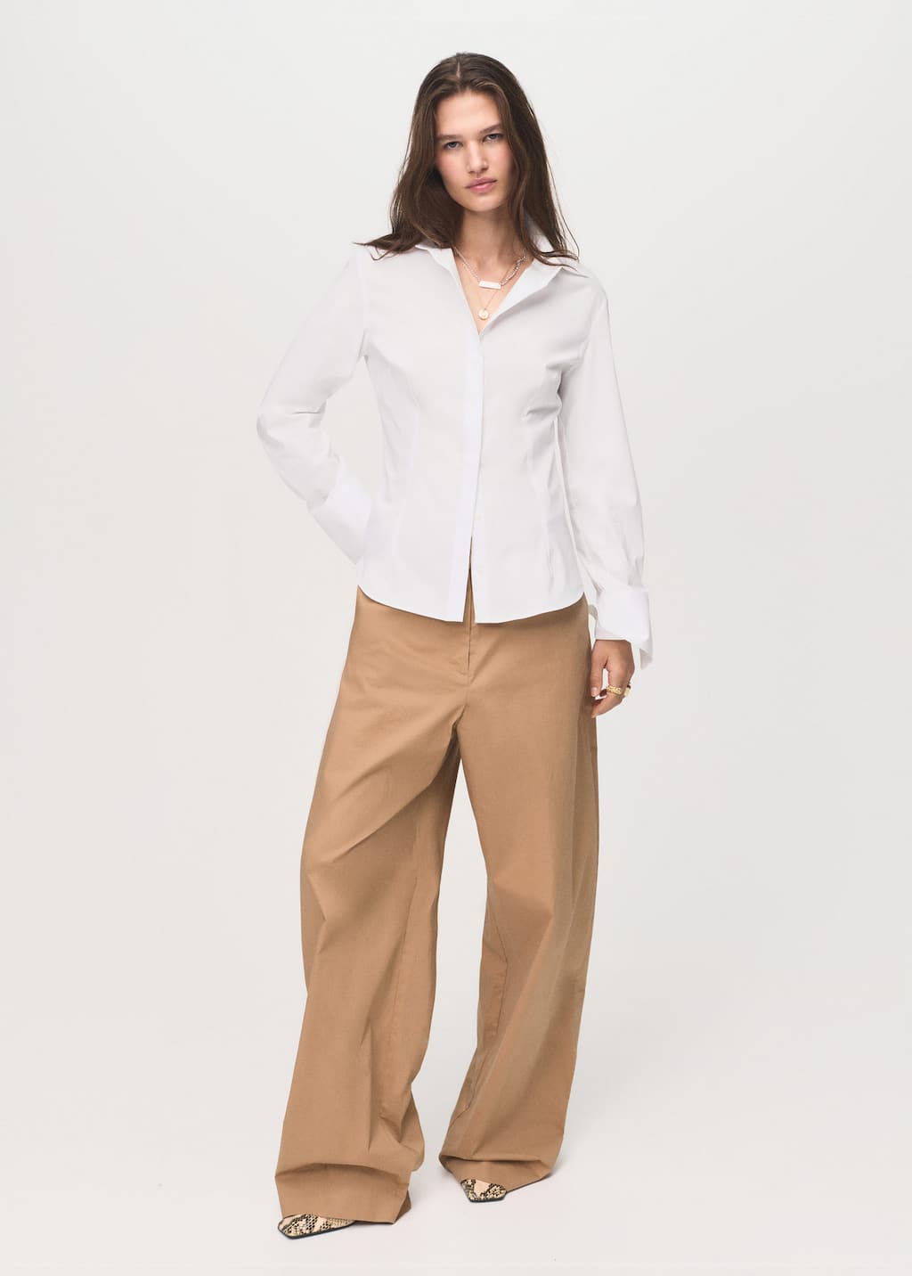 MANGO SOFIA 17074070-01 MANGO WOMEN SHIRT LONG SLEEVE