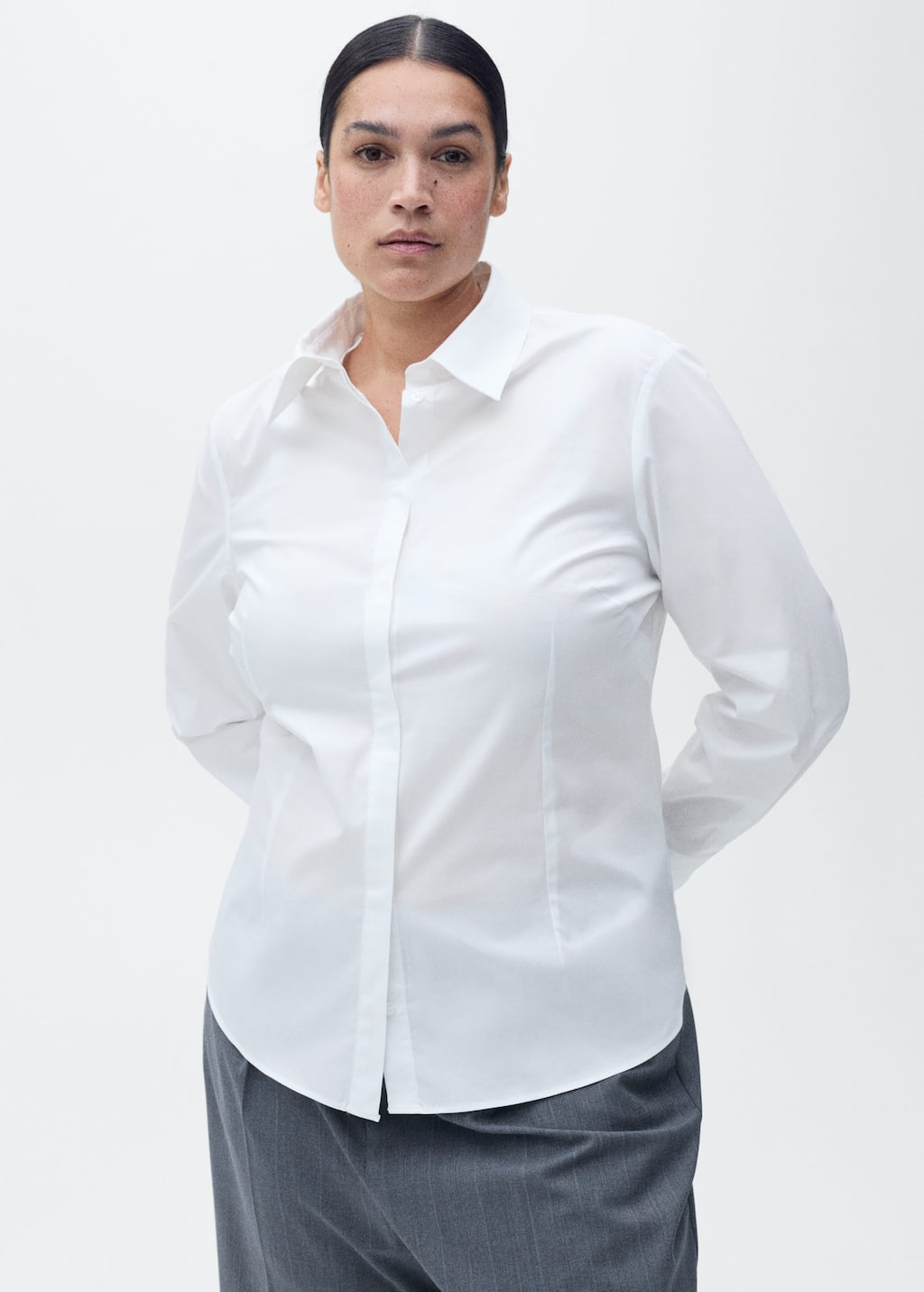 MANGO SOFIA 17074070-01 MANGO WOMEN SHIRT LONG SLEEVE