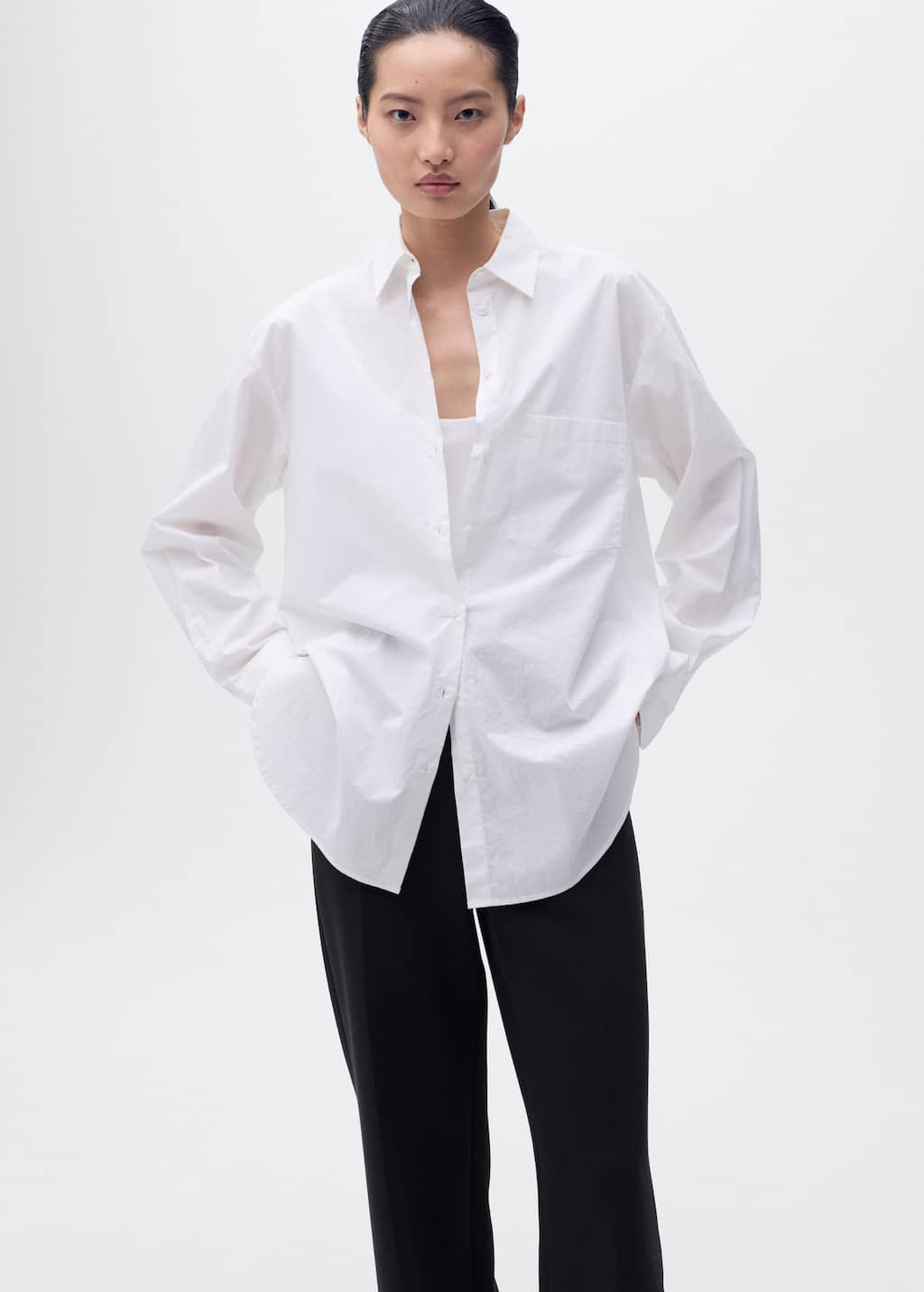 MANGO AMBER-A 17074073-99 MANGO WOMEN TROUSER