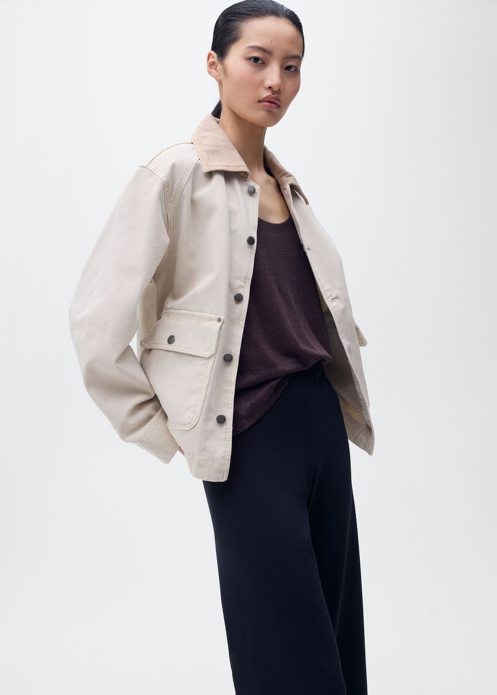 MANGO DIANA-H 17074076-56 MANGO WOMEN TROUSER