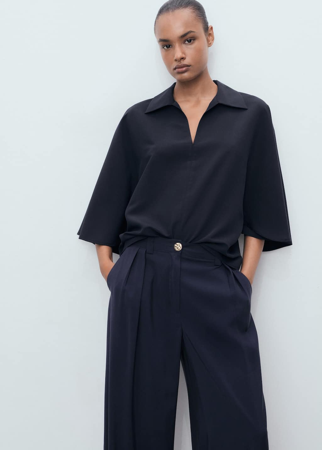 MANGO MOMO-A 17074087-56 MANGO WOMEN TROUSER
