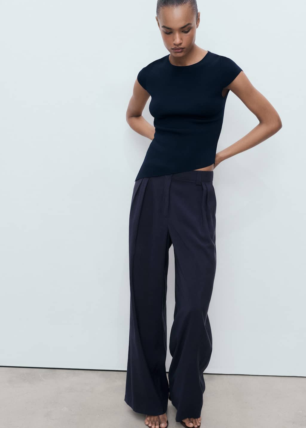 MANGO MOMO-A 17074087-56 MANGO WOMEN TROUSER
