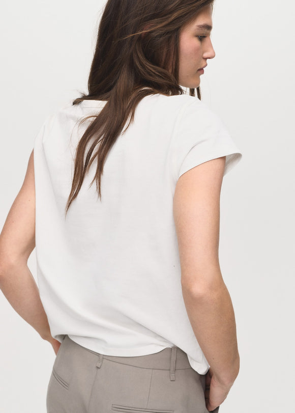 MANGO ILUSTRA 17074088-01 MANGO WOMEN T-SHIRT SHORT SLEEVE