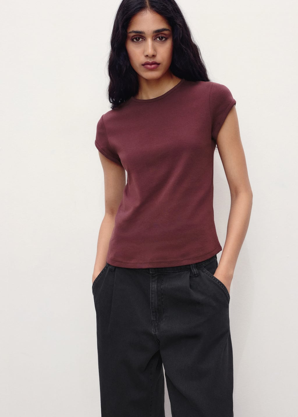 MANGO JANI 17074095-78 MANGO WOMEN T-SHIRT SHORT SLEEVE