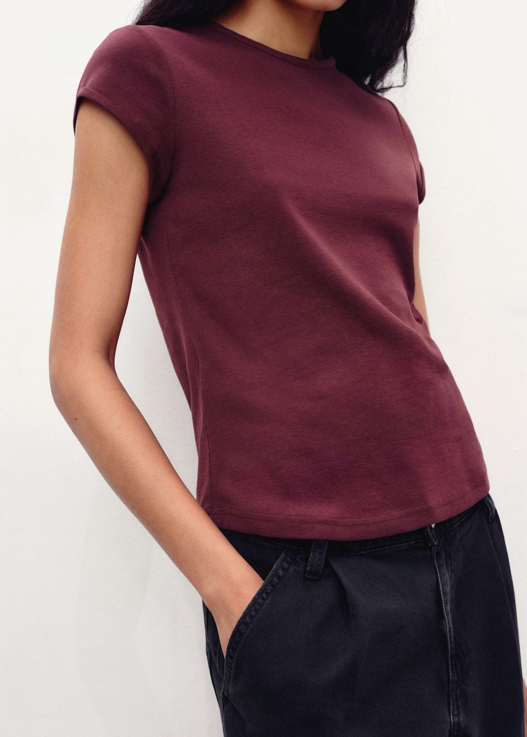 MANGO JANI 17074095-78 MANGO WOMEN T-SHIRT SHORT SLEEVE