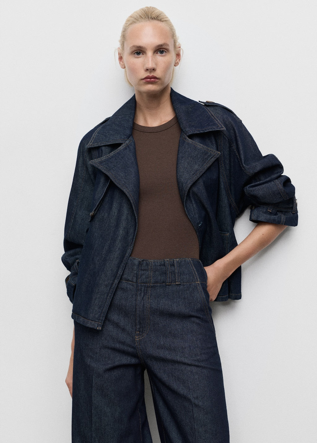 MANGO MAR 17074118-TS MANGO WOMEN TRENCH COAT