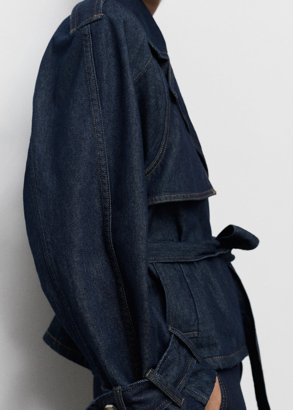 MANGO MAR 17074118-TS MANGO WOMEN TRENCH COAT