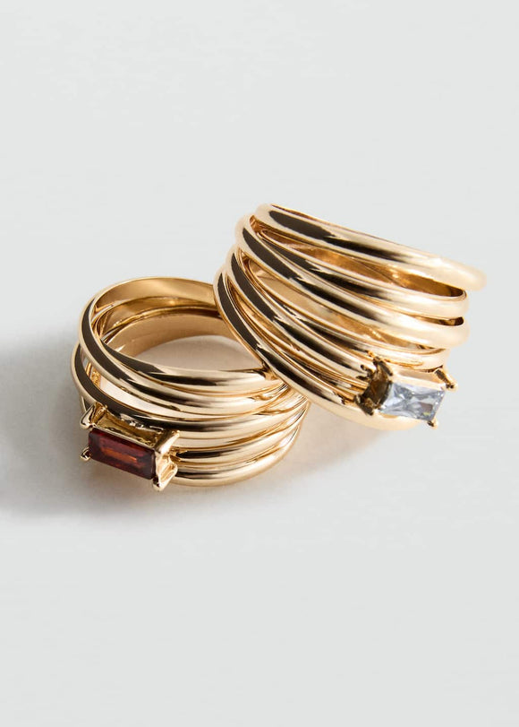 MANGO LEO 17074121-OR MANGO WOMEN FINGER RING