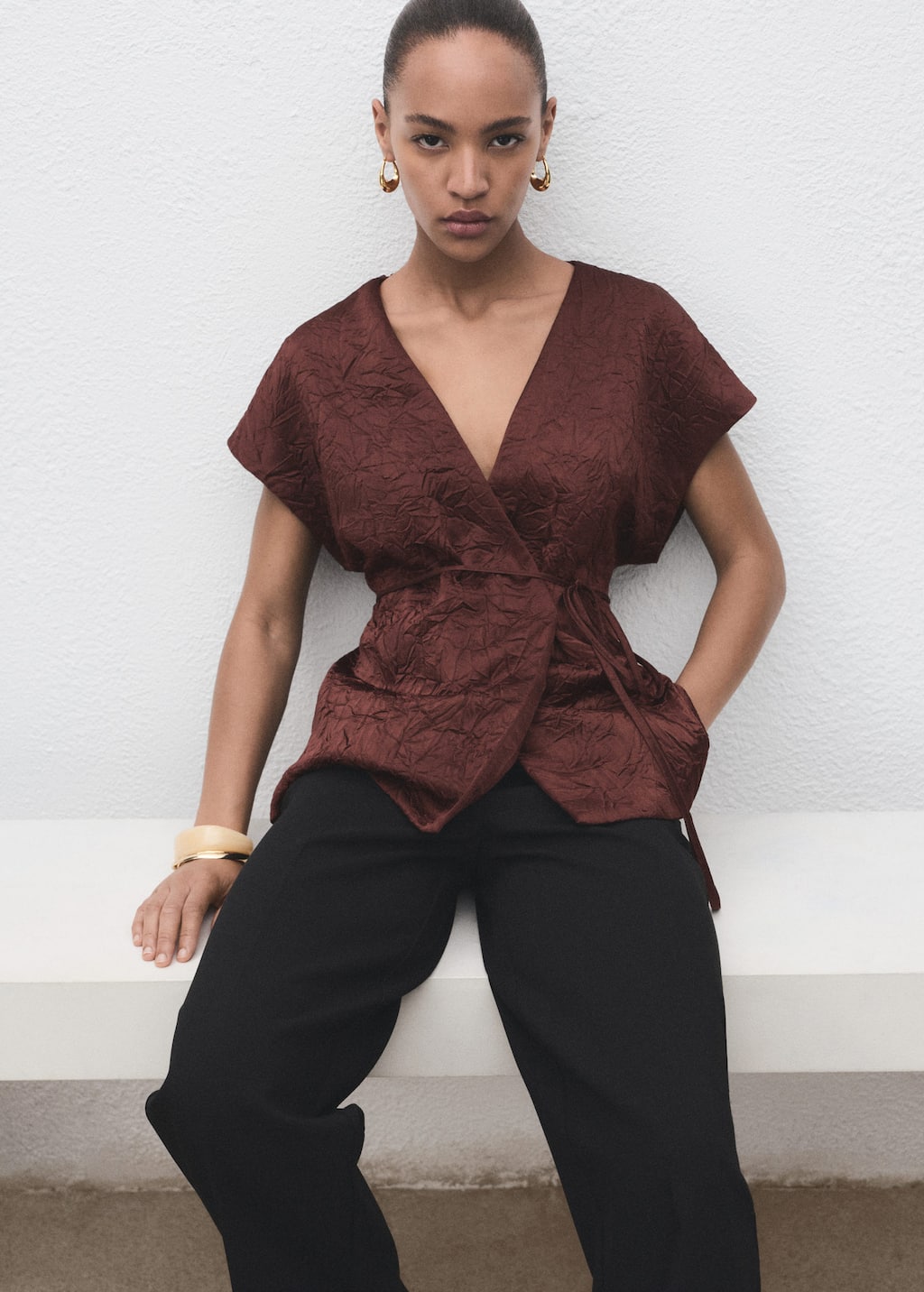MANGO FLOR 17074146-32 MANGO WOMEN VEST