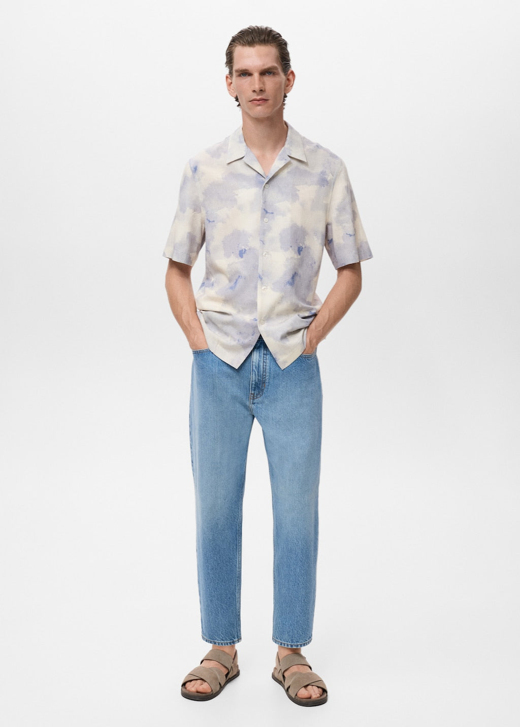 MANGO NOE 17074447-06 MANGO MAN SHIRT SHORT SLEEVE
