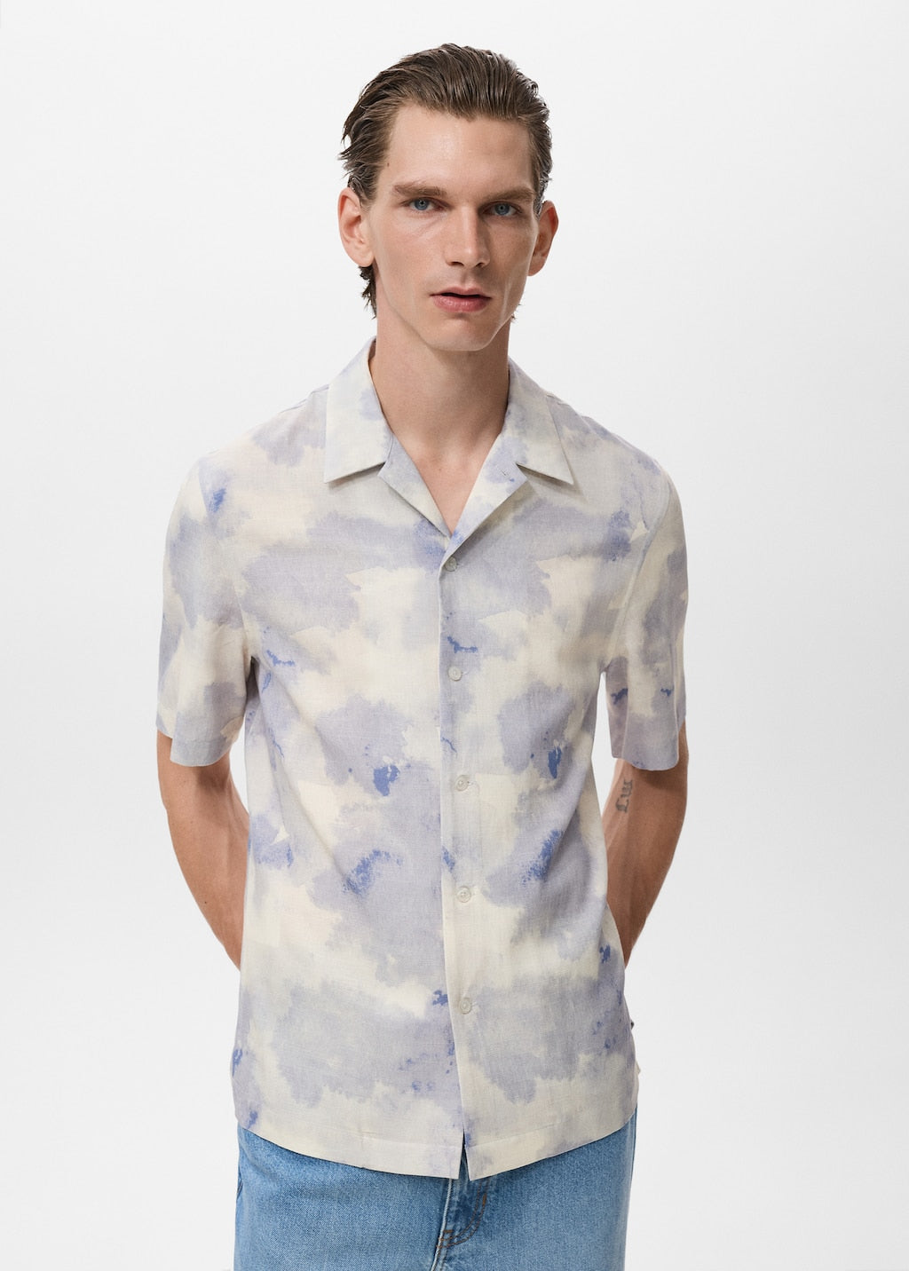 MANGO NOE 17074447-06 MANGO MAN SHIRT SHORT SLEEVE