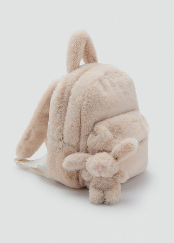 MANGO FUR 17075143-07 MANGO KIDS BABY GIRL BACKPACK