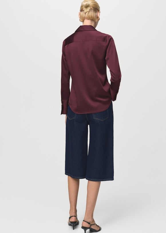 MANGO IDEALE 17075801-78 MANGO WOMEN SHIRT LONG SLEEVE