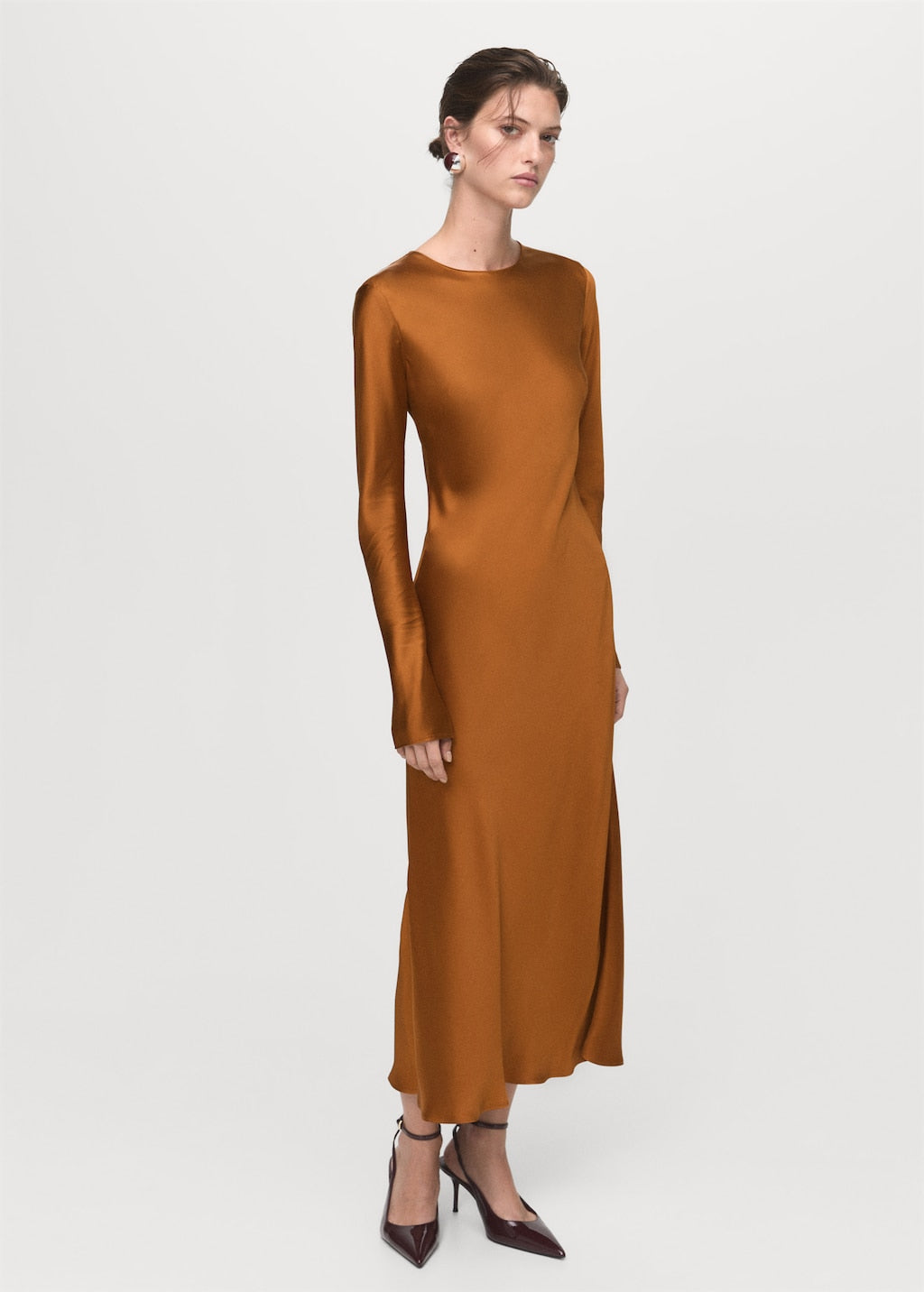 MANGO TAYLER-W 17075810-16 MANGO WOMEN DRESS FULL LENGTH