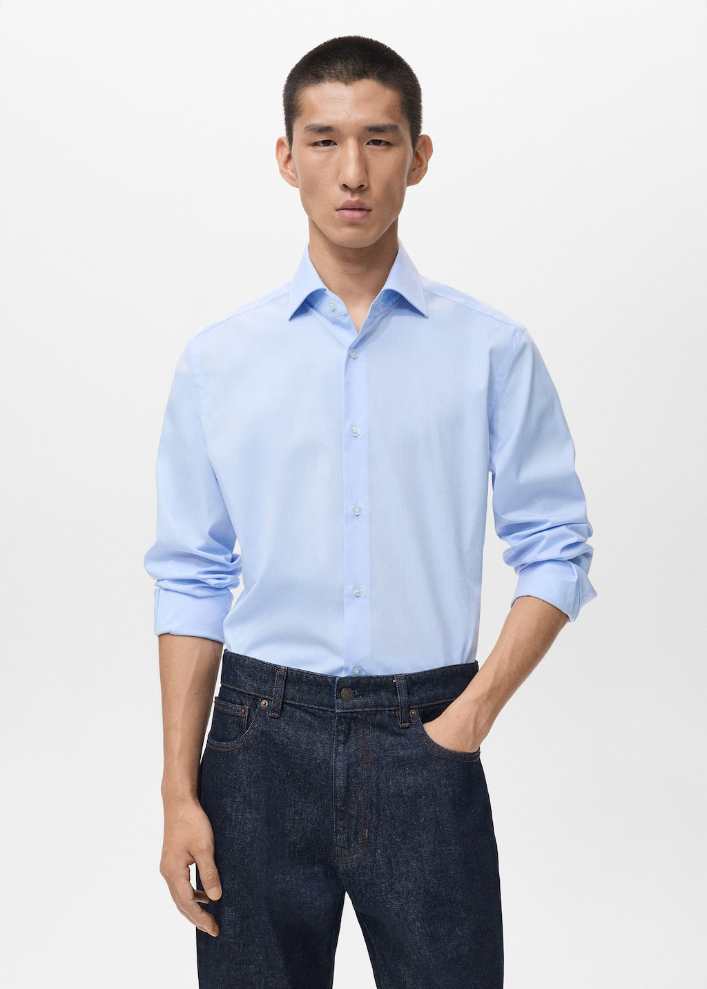 MANGO BILBAO 17075979-50 MANGO MAN SHIRT LONG SLEEVE