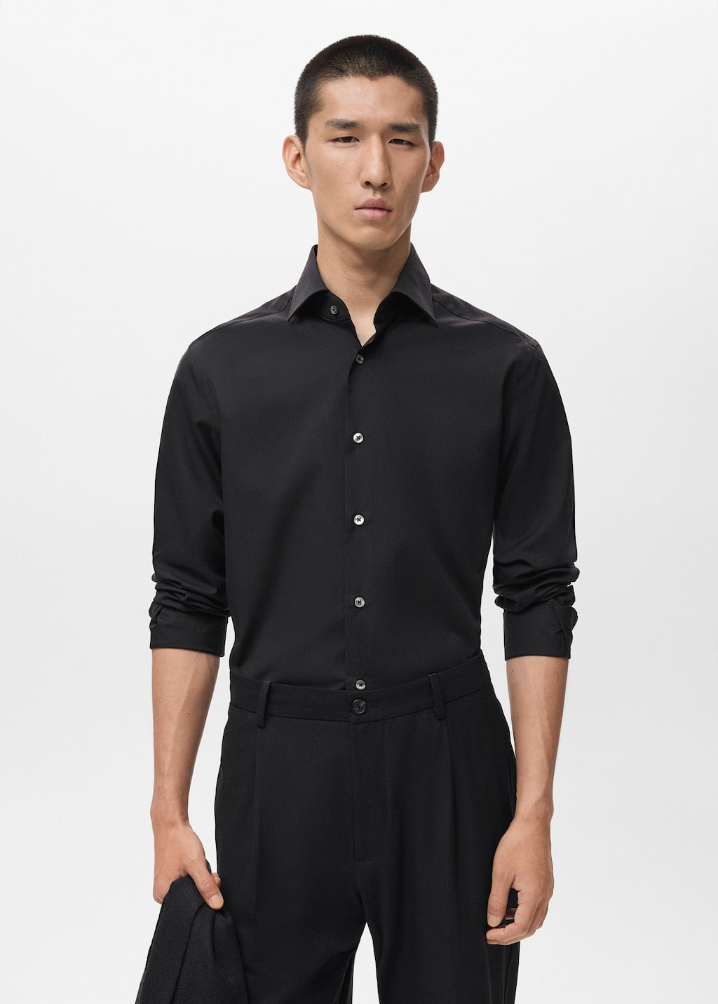MANGO BILBAO 17075979-99 MANGO MAN SHIRT LONG SLEEVE