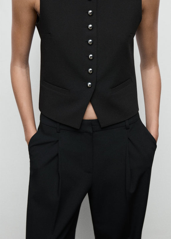 MANGO GABO 17076349-99 MANGO WOMEN TROUSER