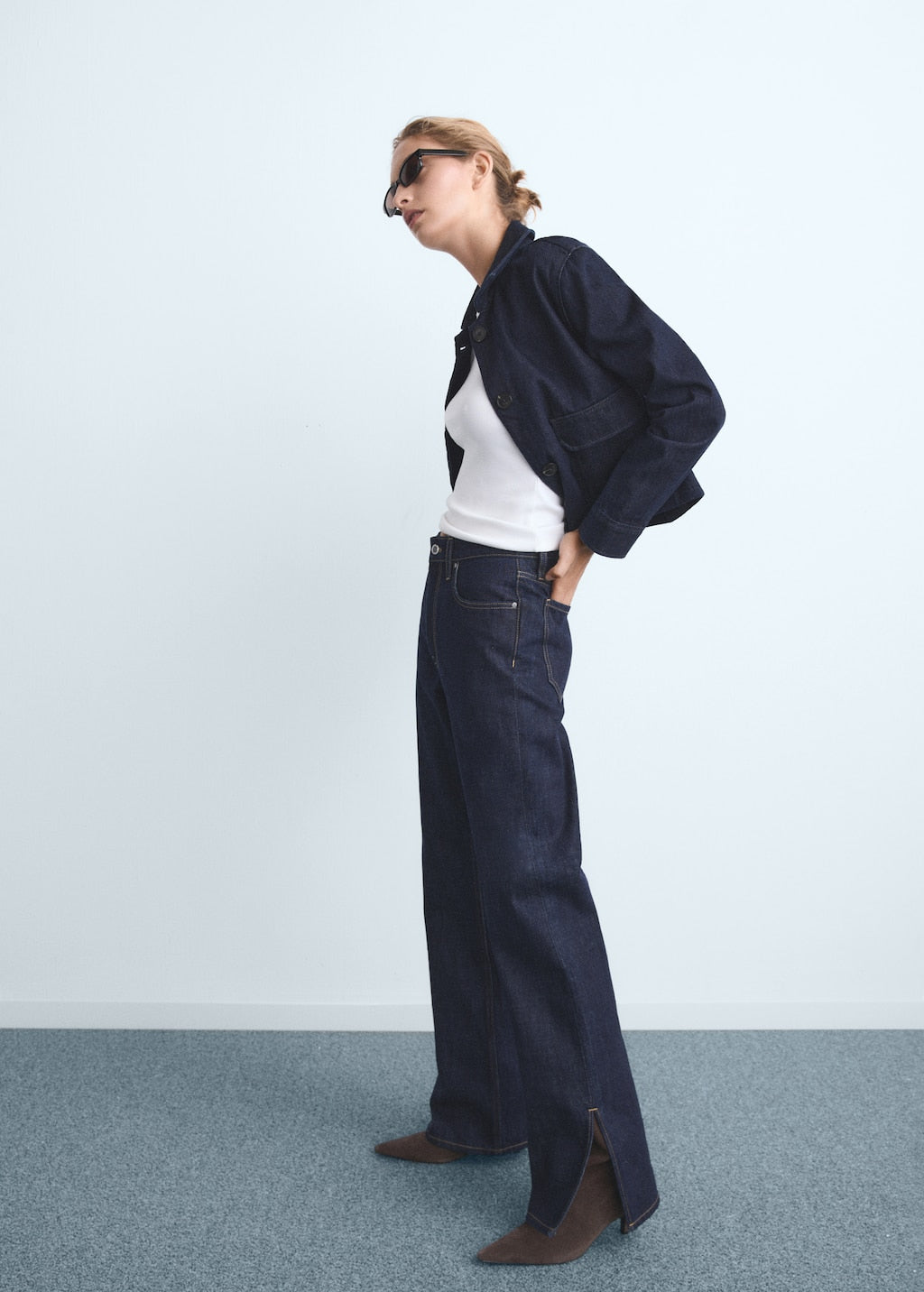 MANGO ANAIS 17077787-TS MANGO WOMEN DENIM JEANS