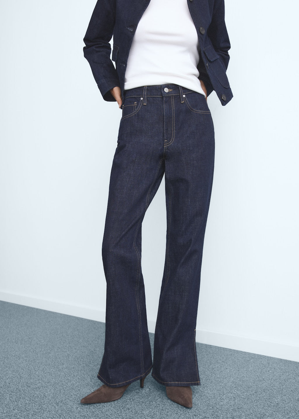 MANGO ANAIS 17077787-TS MANGO WOMEN DENIM JEANS